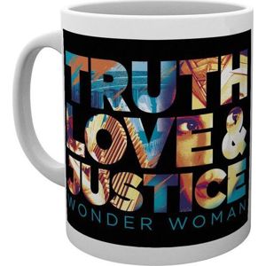 Wonder Woman 1984 - Truth, Love & Justice Hrnek bílá