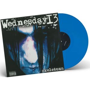 Wednesday 13 Skeletons LP modrá