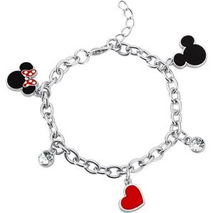 Mickey & Minnie Mouse Mickey und Minnie náramek stríbrná