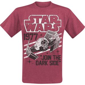 Star Wars Dark Side Tie Fighter Tričko červená
