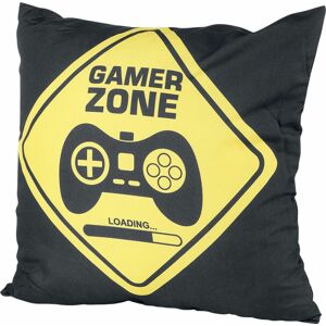 Gamer Zone dekorace polštár žlutá/cerná