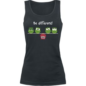 Zábavné tričko Be Different! Dámský top černá