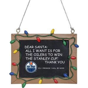 NHL Tabulka Edmonton Oilers Vánocní ozdoba - koule vícebarevný