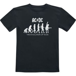 AC/DC Evolution Of Rock detské tricko černá