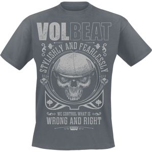 Volbeat Wrong & Right tricko charcoal