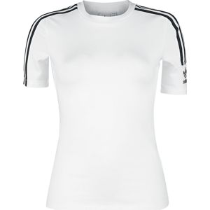 Adidas Přiléhavé tričko dívcí tricko bílá