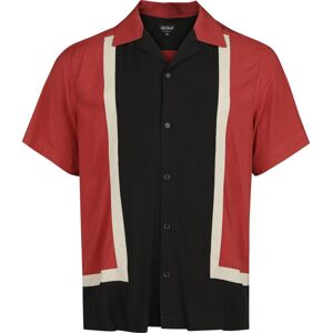 Chet Rock Bowlingová košile Walter Košile cervená/cerná