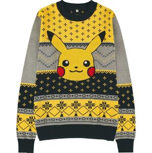 Pokémon Pikachu Pletený svetr vícebarevný