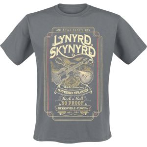 Lynyrd Skynyrd Southern Straight tricko charcoal