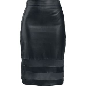 Black Premium by EMP Pouzdrová sukně se síťovinou Sukně černá