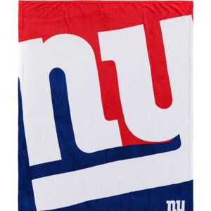 NFL New York Giants - Kuschelige Plüschdecke Deka modrá/cervená/bílá
