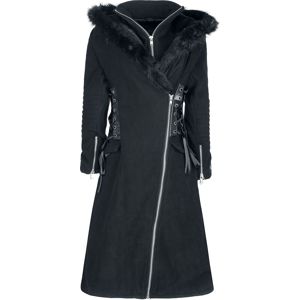 Poizen Industries Kabát Willow Dívcí kabát černá