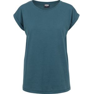 Urban Classics Ladies Extended Shoulder Tee Dámské tričko petrolejová