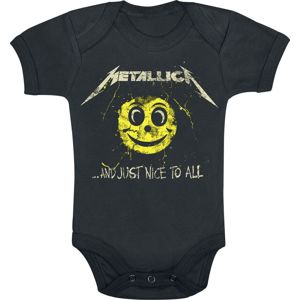 Metallica And Just Nice To All Babygrow body černá