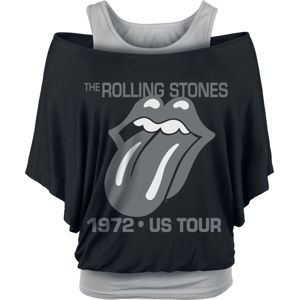 The Rolling Stones US Tour 1972 dívcí tricko cerná/šedá