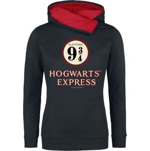 Harry Potter Hogwarts Express Dámská mikina s kapucí cerná/cervená