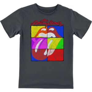 The Rolling Stones Amplified Collection - Vintage Tongue detské tricko charcoal