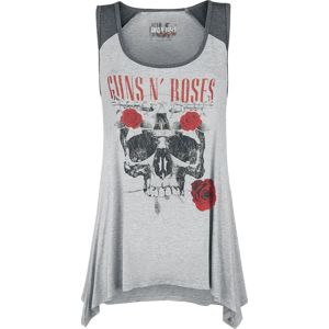 Guns N' Roses EMP Signature Collection dívcí top skvrnitá světle šedá / tmavě šedá skvrnitá