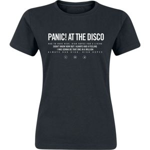Panic! At The Disco High Hopes dívcí tricko černá