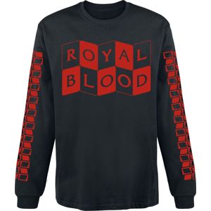 Royal Blood (Band) Domino Logo Tričko s dlouhým rukávem černá