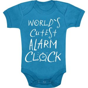 World`s Cutest Alarm Clock body modrá