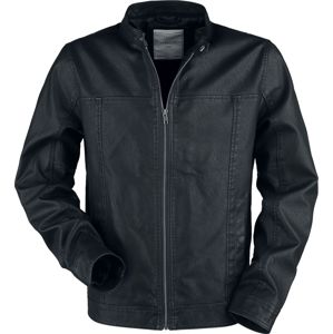 Produkt Structure PU Biker Jacket bunda imitace kuže černá