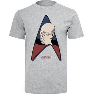Star Trek Jean-Luc Picard - Facepalm Tričko prošedivelá