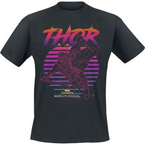 Thor Ragnarok - Neon Tričko černá