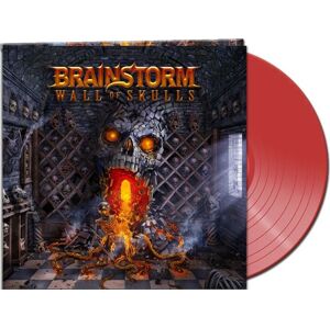 Brainstorm Wall of skulls LP červená
