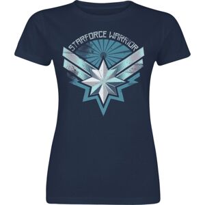 Captain Marvel Starforce Warrior Dámské tričko námořnická modrá