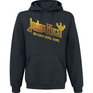 Judas Priest 50 Years Anniversary 2020 Mikina s kapucí černá