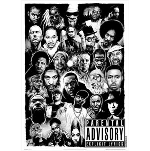 Rap Gods Black & White plakát vícebarevný