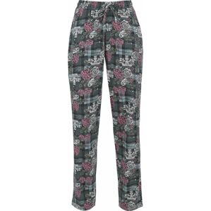 Outlander Tartan Flowers Pyžamové nohavice celoplošný