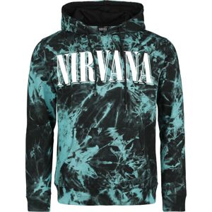 Nirvana EMP Signature Collection Mikina s kapucí cerná/tyrkysová