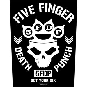 Five Finger Death Punch Got your six nášivka na záda vícebarevný