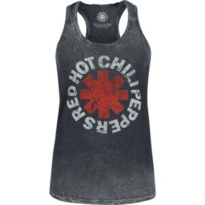 Red Hot Chili Peppers Distressed Logo Dámský tank top černá