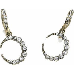 Lovett & Co. Crystal Moon Earrings sada náušnic zlatá
