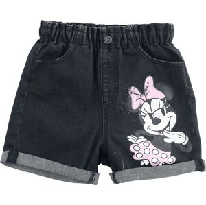Mickey & Minnie Mouse Kids - Minni Maus detské kratasy cerná džínovina