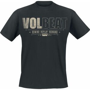Volbeat Distressed Logo Tričko černá