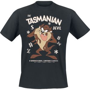 Looney Tunes Tasmanian Devil Tričko černá