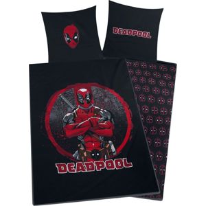 Deadpool Ložní prádlo cerná/cervená