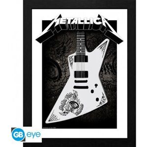Metallica Papa Het Guitar Zarámovaný obraz standard