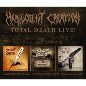 Malevolent Creation Total death live! 3-CD standard