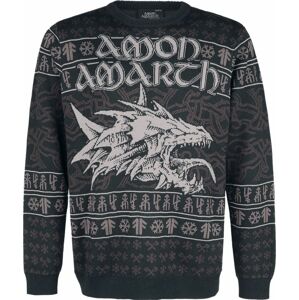Amon Amarth Holiday Sweater 2022 Pletený svetr černá