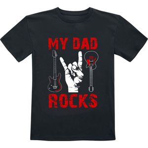 My Dad Rocks Kids - My Dad Rocks detské tricko černá