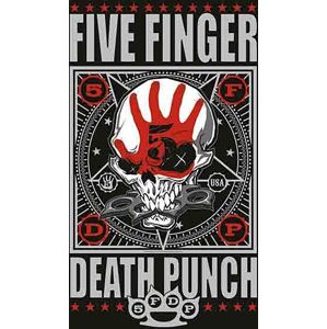 Five Finger Death Punch Punchagram vlajka vícebarevný