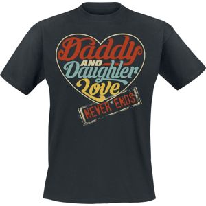 Family & Baby Daddy And Daughter Love tricko černá