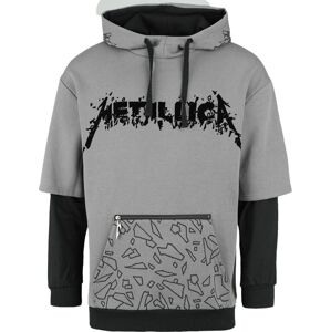 Metallica EMP Signature Collection Mikina s kapucí šedá/cerná
