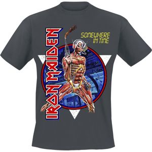 Iron Maiden Somewhere In Time tricko charcoal