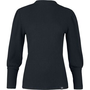 Black Premium by EMP Top s dlouhými, nařasenými rukávy Dámské tričko s dlouhými rukávy černá